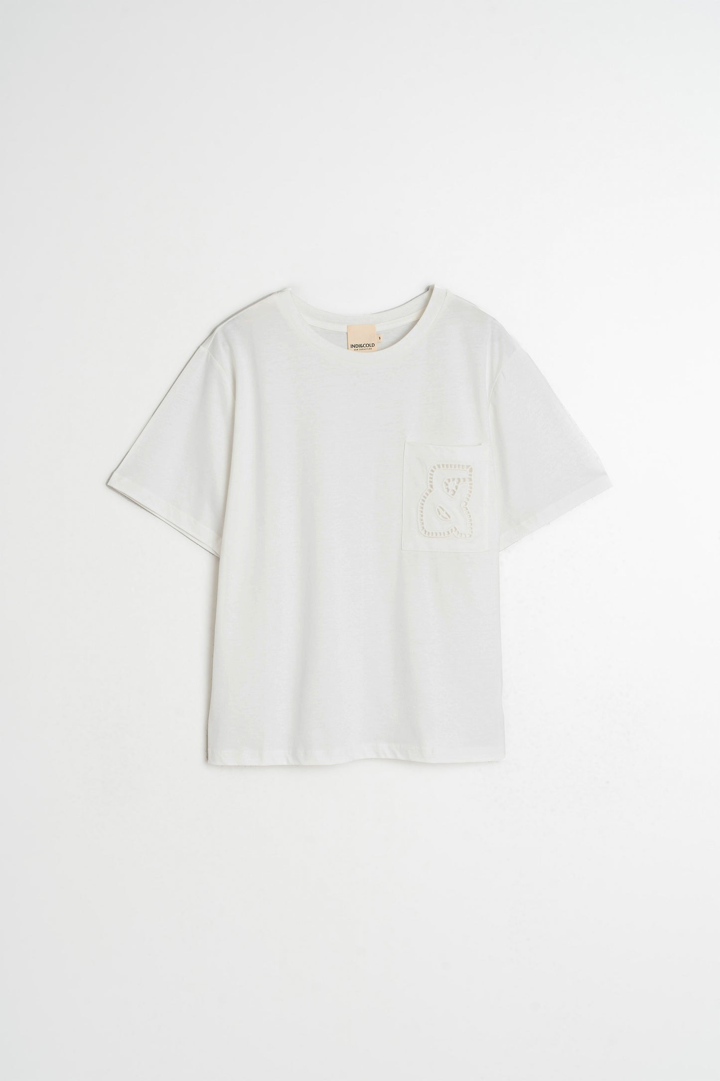 T-SHIRT À POCHE AVEC LOGO