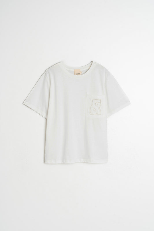 T-SHIRT À POCHE AVEC LOGO 4