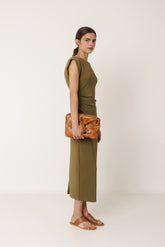 VESTIDO AJUSTADO PLIEGUES