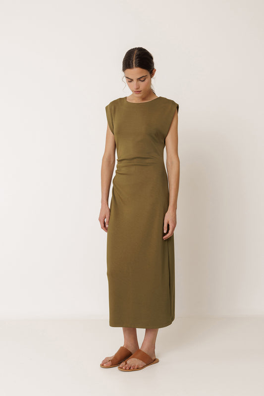 VESTIDO AJUSTADO PLIEGUES 4