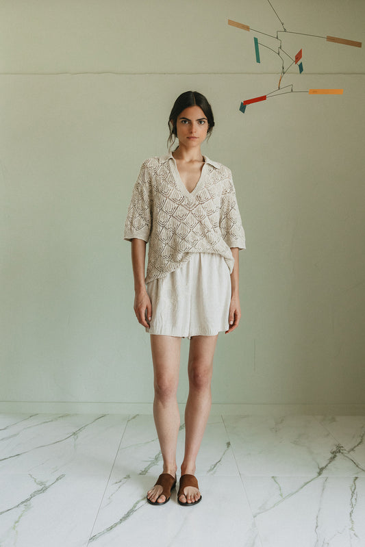 OPEN-KNIT POLO 2