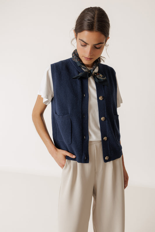 RICE-STITCH VEST 1