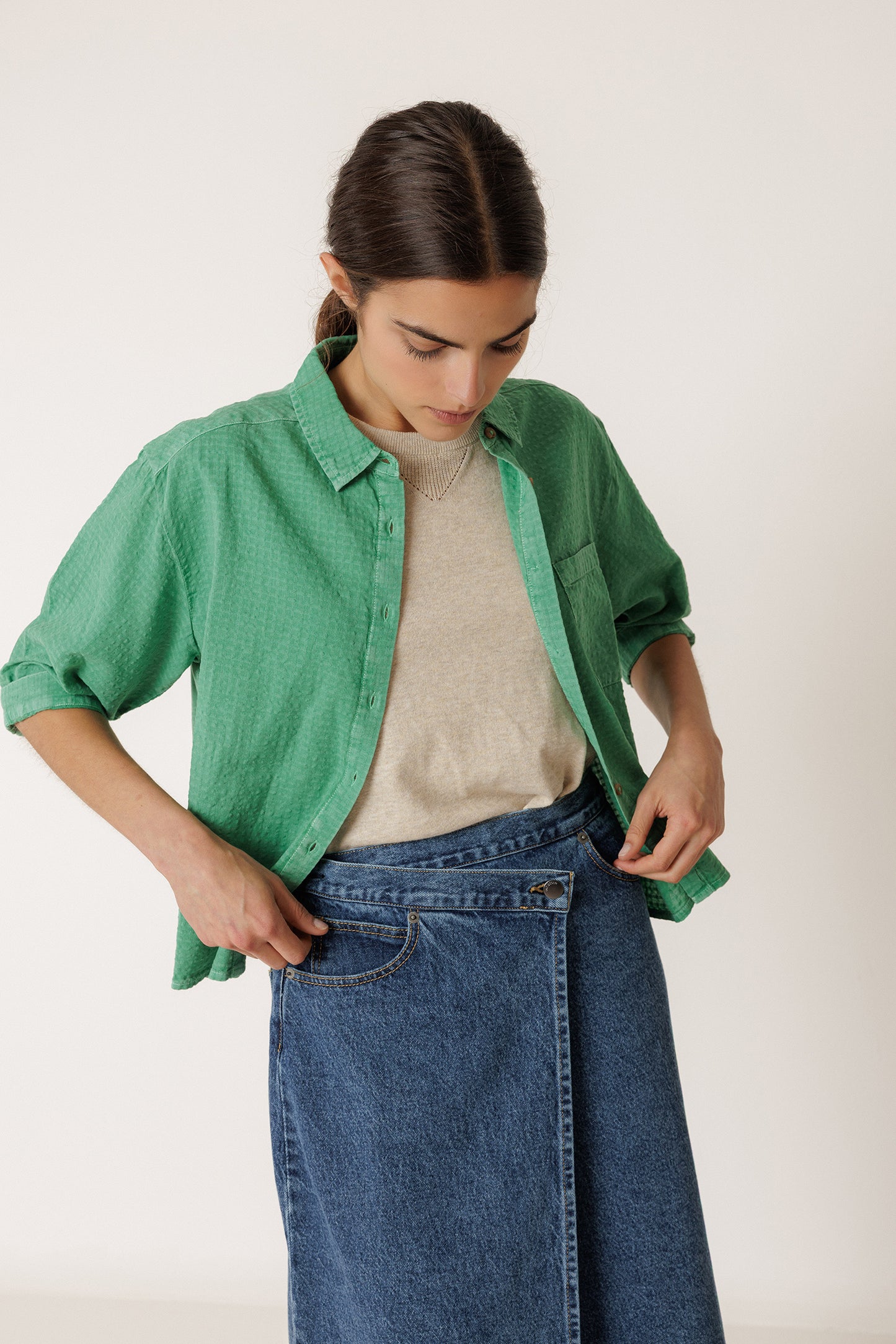 CAMISA COMBINADA OVERSIZE