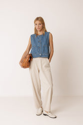 CHALECO DENIM