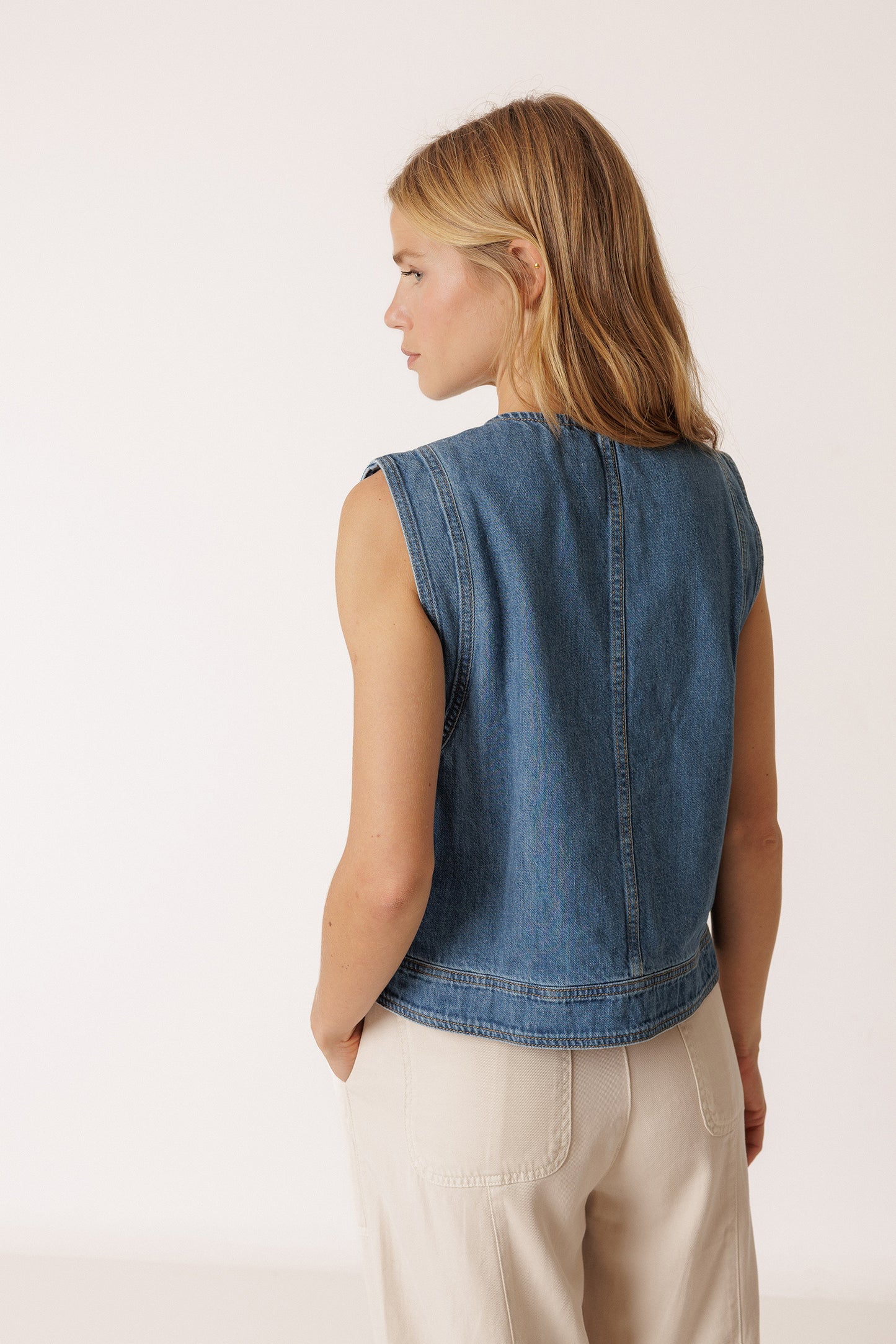 CHALECO DENIM